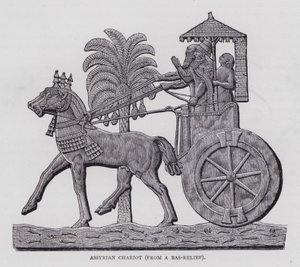 Assyrische strijdwagen door English School