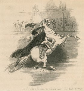 Astleys Amphitheatre, Londen - Scène in het circus door English School