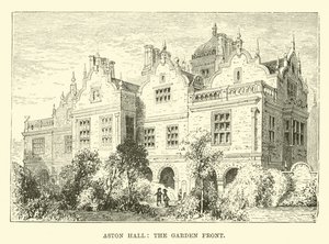 Aston Hall, de tuinzijde