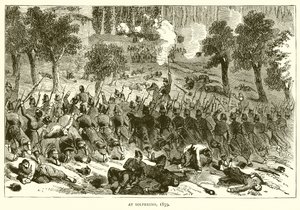 Bij Solferino, 1859 door English School