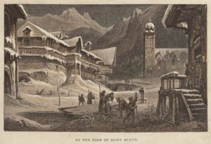 Aan de voet van de Mont Blanc