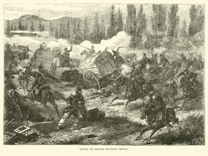 Aanval op Franse bevoorradingskonvooi, september 1870 door English School