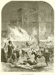 Aanval op Lambeth Palace door English School
