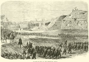 Aanval op Parijs door de troepen van Versailles, maart 1871