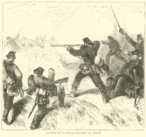 Aanval op een Franse batterij bij Sedan, september 1870 door English School