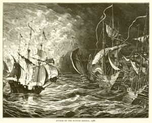 Aanval op de Spaanse Armada, 1588