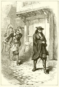 Aanval op de kapitein van de Rose door English School