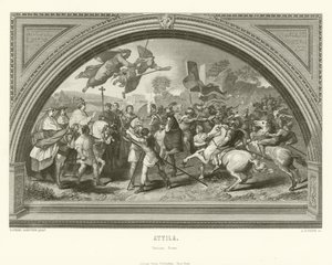 Attila door English School