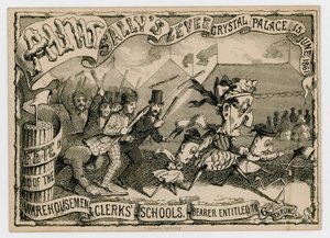 Aunt Sallys Levee, Crystal Palace, 15 juni 1861