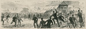 Australische cricketspelers bij Kennington Oval: Het einde