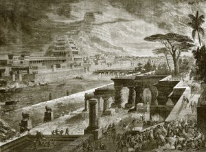 Babylon ingenomen door het leger van Cyrus de Grote door English School