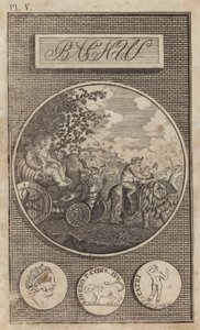 Bacchus, oude Romeinse god van de wijn door English School