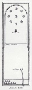 Bagatelle tafel door English School