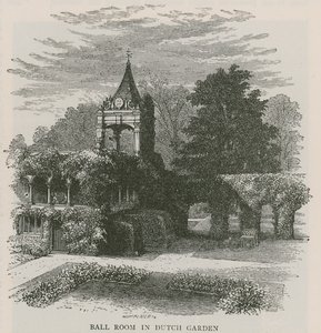 Balzaal in Nederlandse tuin, Holland House door English School