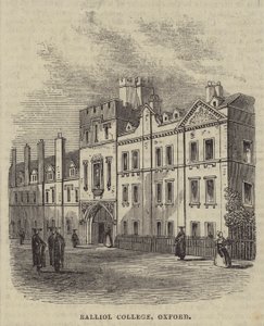Balliol College, Oxford (gravure) door English School