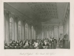 Bank of England, Vijf Pond Biljet Kantoor door English School