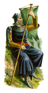 Vaandeldrager van Koning Edward I, 1274-1307 door English School