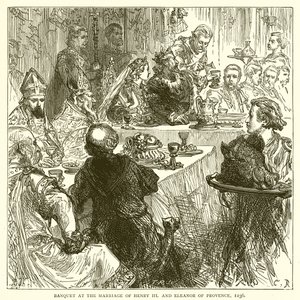 Banket bij het huwelijk van Hendrik III en Eleonora van Provence, 1236
