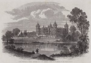 Het kasteel van Baron Rothschild, Ferrieres, nabij Parijs, onlangs bezocht door de keizer van Frankrijk door English School