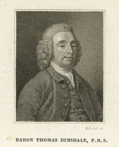 Baron Thomas Dimsdale (gravure) door English School