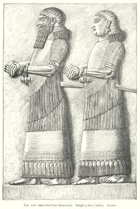 Bas-Reliëf van Khorsabad (gravure)