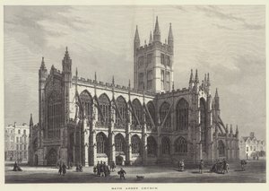 Bath Abbey Church (gravure) door English School