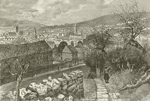 Bath, vanaf Beechen Cliff door English School