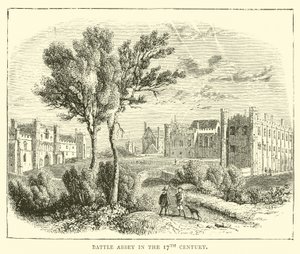 Battle Abbey in de 17e eeuw