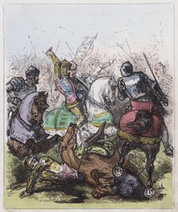 Slag bij Agincourt door English School
