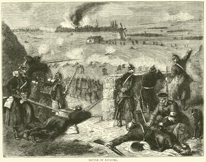 Slag bij Bapaume, januari 1871 door English School