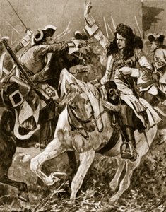 Slag bij Malplaquet, 11 september 1709: Chevalier St. George gewond tijdens de Spaanse Successieoorlog