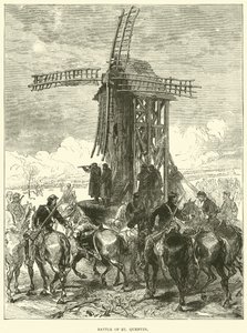 Slag bij St Quentin, januari 1871 door English School