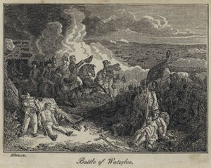 Slag bij Waterloo (gravure)