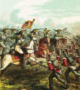 Slag bij Waterloo door English School