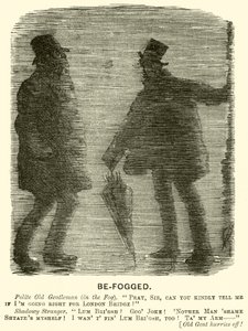 In de mist (gravure) door English School