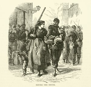 Voor de uitval, januari 1871 door English School