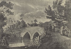 Beggars Bridge, 1796 door English School