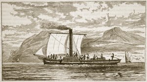 Bells Komeet, illustratie uit Cassells Geïllustreerde Geschiedenis van Engeland door English School