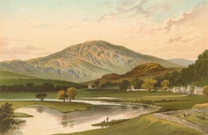 Ben Ledi vanaf Callander Bridge door English School