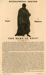 Biografische schets van Zijne Koninklijke Hoogheid de Hertog van Kent, vader van Hare huidige Majesteit door English School