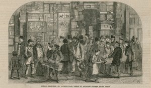 Vogelmarkt, Great St Andrews Street, Seven Dials, Londen door English School