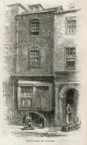 Geboorteplaats van J M W Turner in Maiden Lane door English School