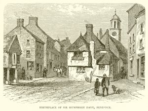 Geboorteplaats van Sir Humphrey Davy, Penzance door English School