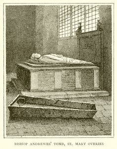 Graf van Bisschop Andrewes, St. Mary Overies door English School