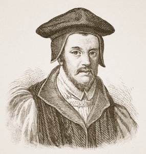 Bisschop Jewel, illustratie uit De Kerk van Engeland: Een Geschiedenis voor het Volk door H.D.M. Spence-Jones