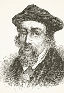 Bisschop Nicholas Ridley, uit 