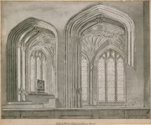 Bisschop Wests kapel in de kerk van Putney door English School