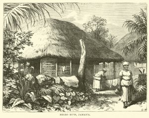 Zwarte hutten, Jamaica door English School
