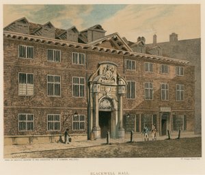 Blackwell Hall, Guildhall, Londen door English School