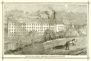 Blantyre Mill, Glasgow, waar David Livingstone Werkte door English School